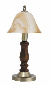 Stolna lampa Rustic 3 7092 (bronca + orah + smeđa )