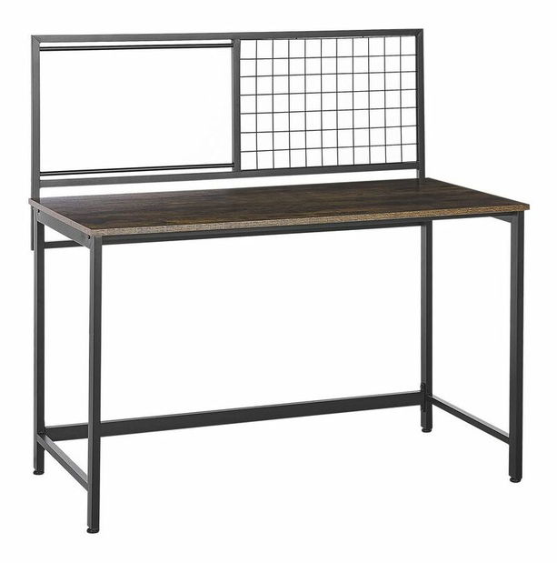 PC stolić Vuk (crna + tamno drvo) 