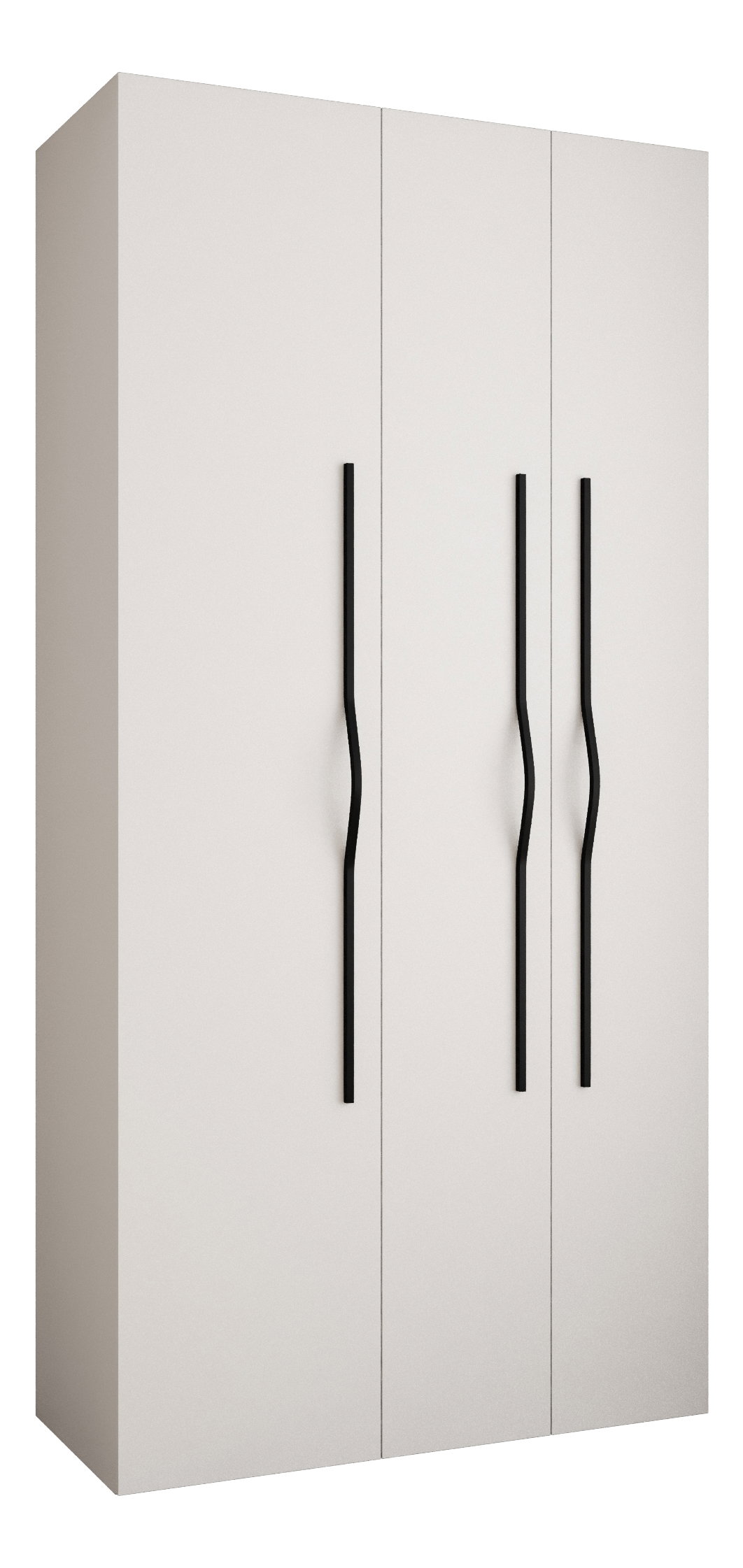 Ruhásszekrény 120 cm Carmela 50-2 (fehér + fekete)