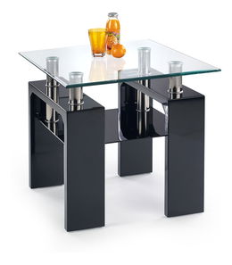 Stolić za kavu Diamond H KWADRAT (crna)