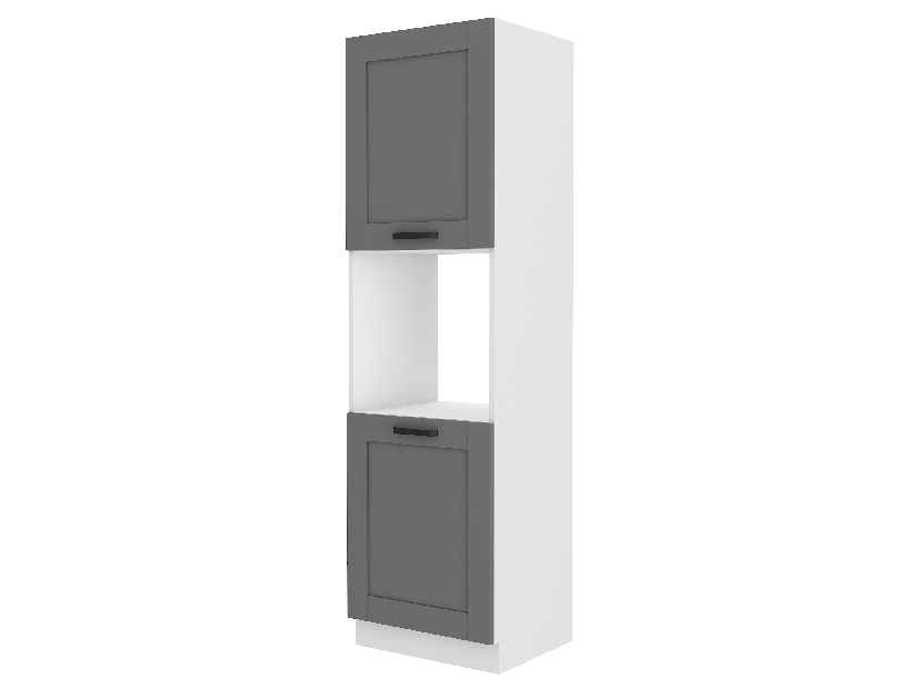 Dulap de bucătărie pentru alimente Lucid 60 DP 210 2F (dustgrey + alb)