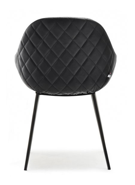 Stolička Rupert (sivá + čierna)