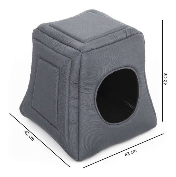 Domček pre domáce zvieratá Meja (sivá)