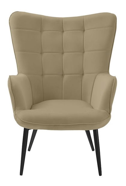 Fotelja Mirjan Rovani s tabureom (bež (HCd -03))