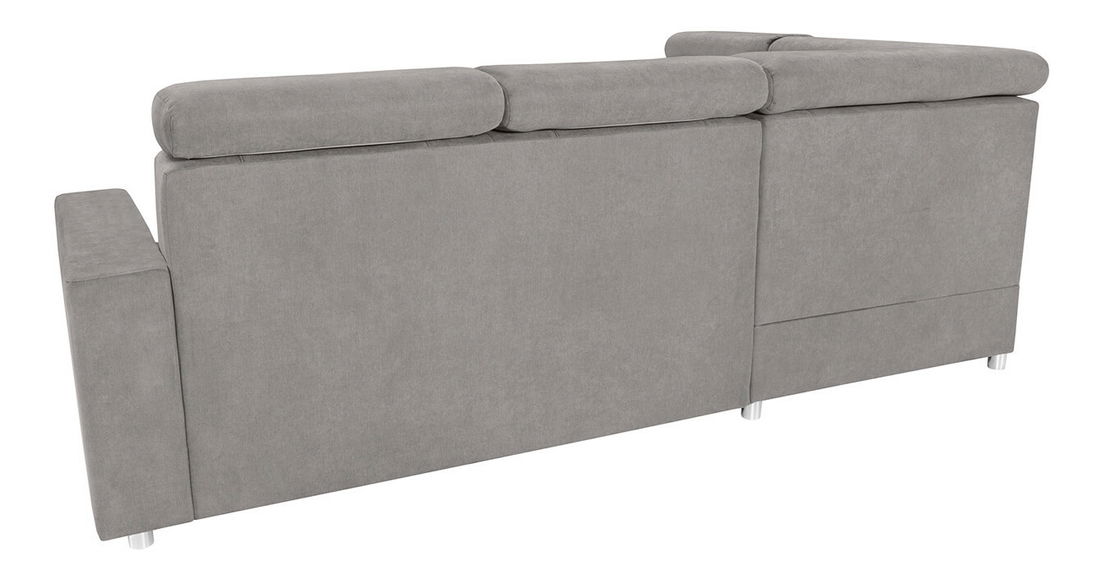 Rohová sedačka BRW Lone RECBK.2F (sivá) (L)