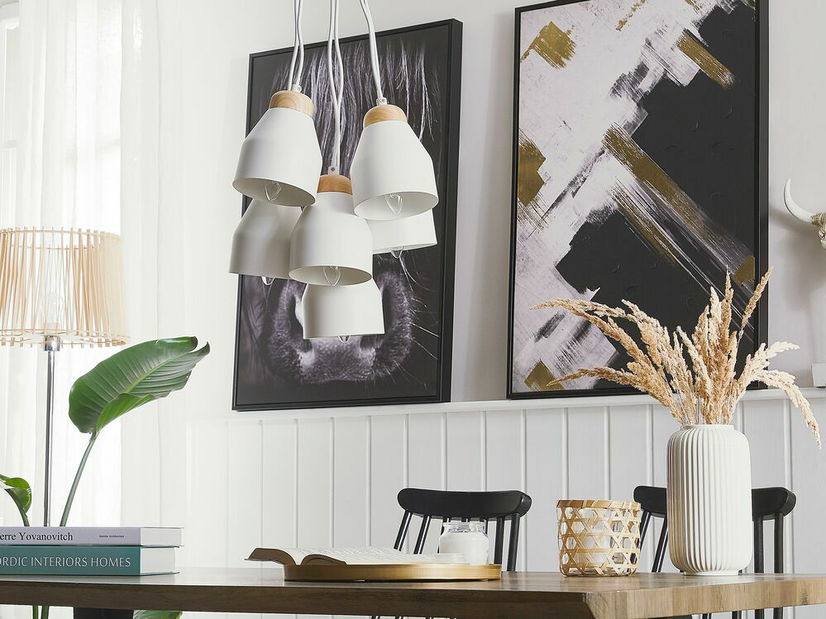 Závesná lampa Colim (biela)