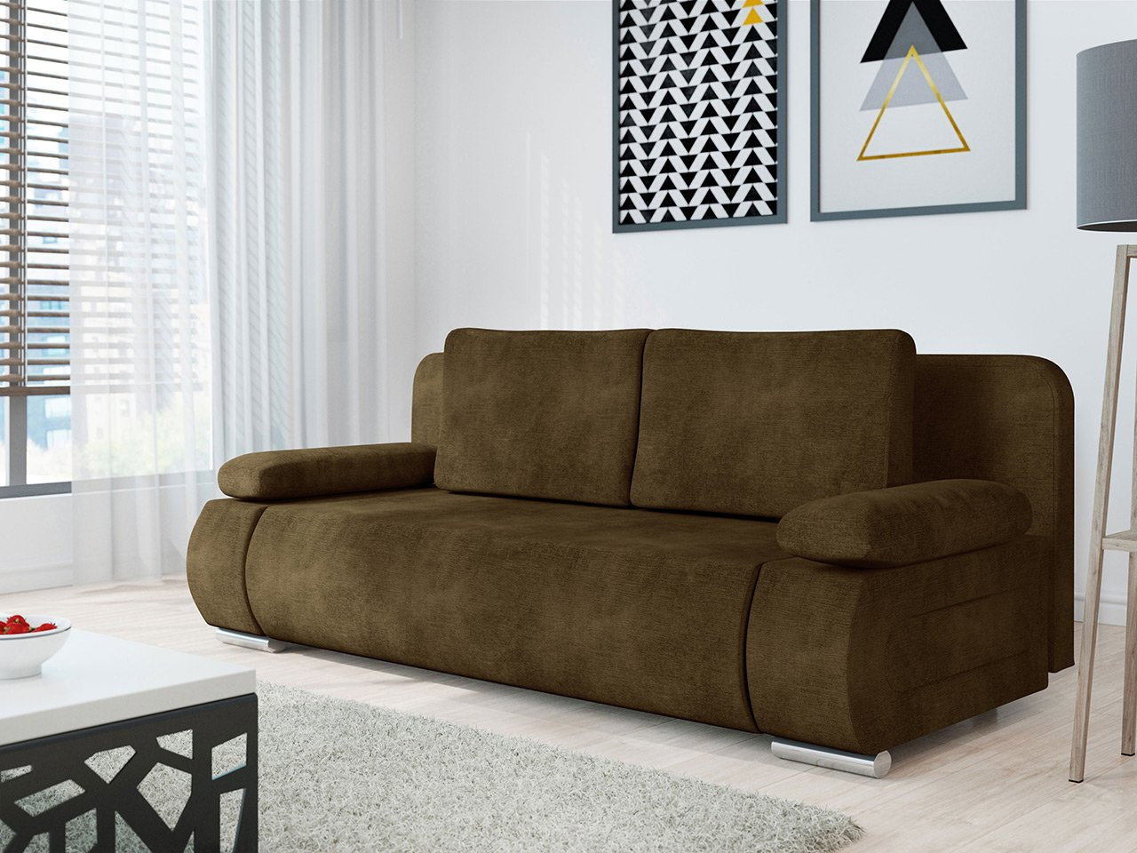 Kanapé Erlissa (sötét bézs)