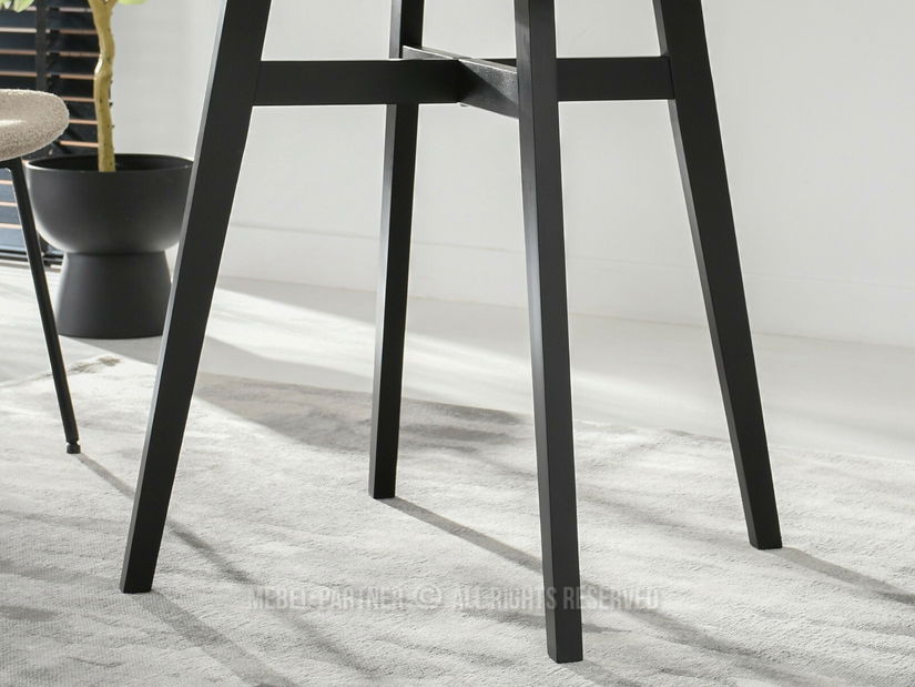 Étkezőasztal Croc (fekete)