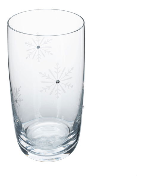 Set de 4 pahare pentru băuturi cu cristale 460ml Snouflek 