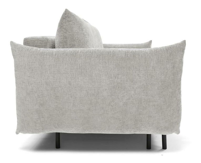 Háromszemélyes kanapé Cinderella (szürke + fekete) 