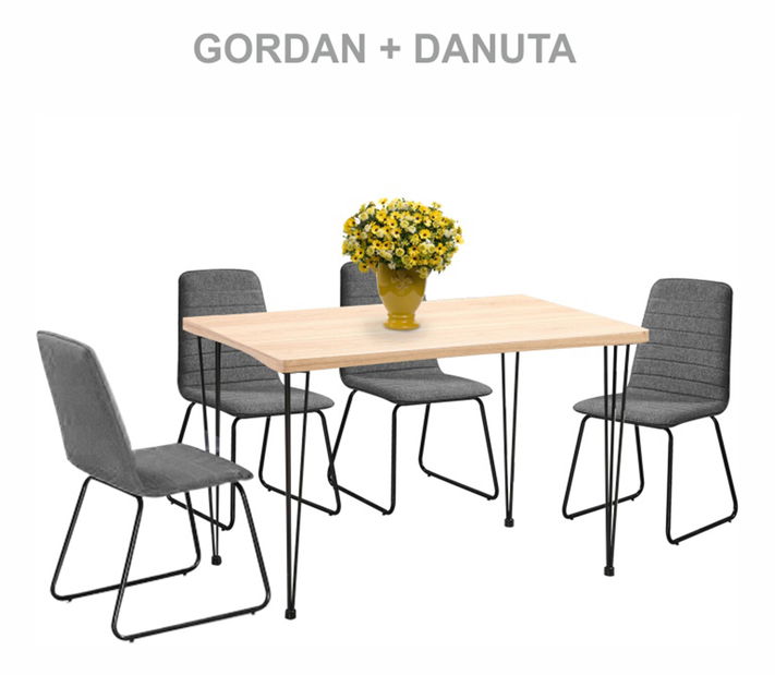 Masă de sufragerie Disoof (pentru 4 persoane)