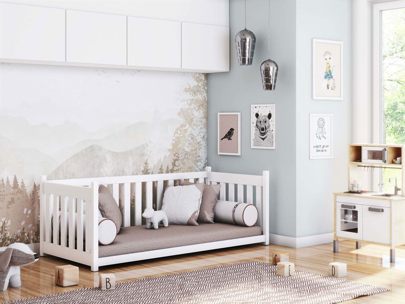 Pat pentru copii 90 x 190 cm Connie (cu somieră) (pin)