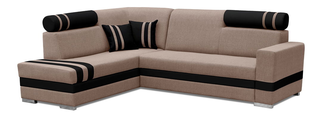 Colțar Raisa (Maro deschis + Negru) (S)