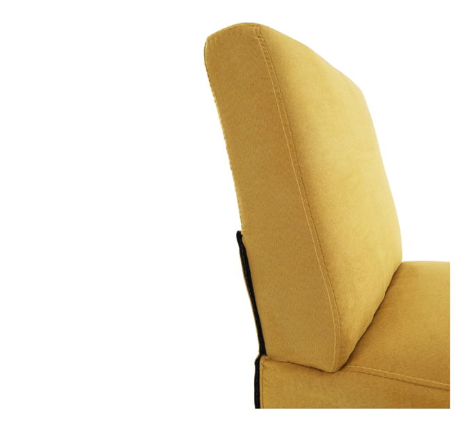 Fotelja Henriot (boja senfa + crna) 