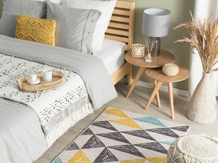 Koberec 150 cm Kales (svetlosivá)