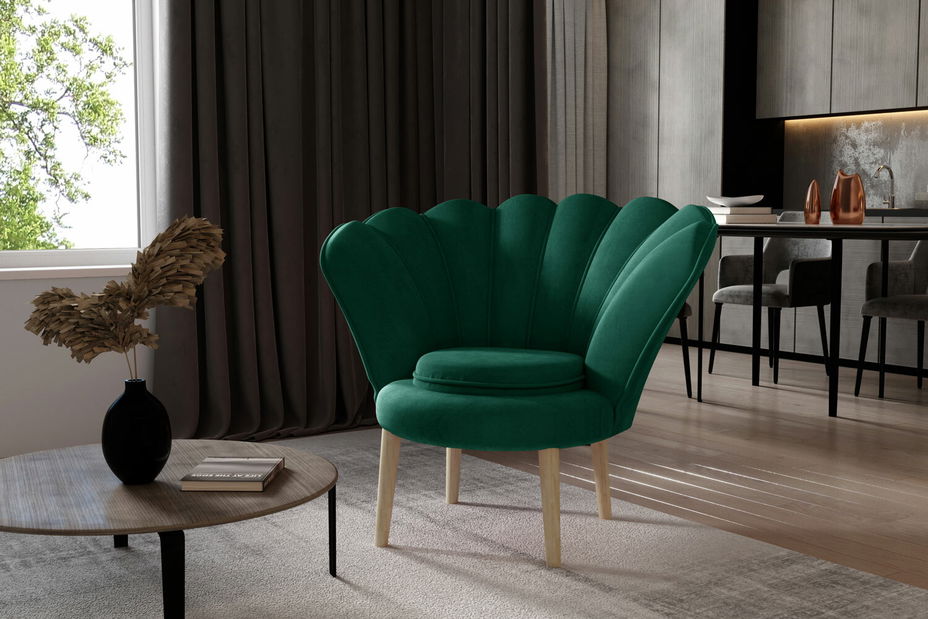 Kreslo Vita Typ 04 (tmavozelená)