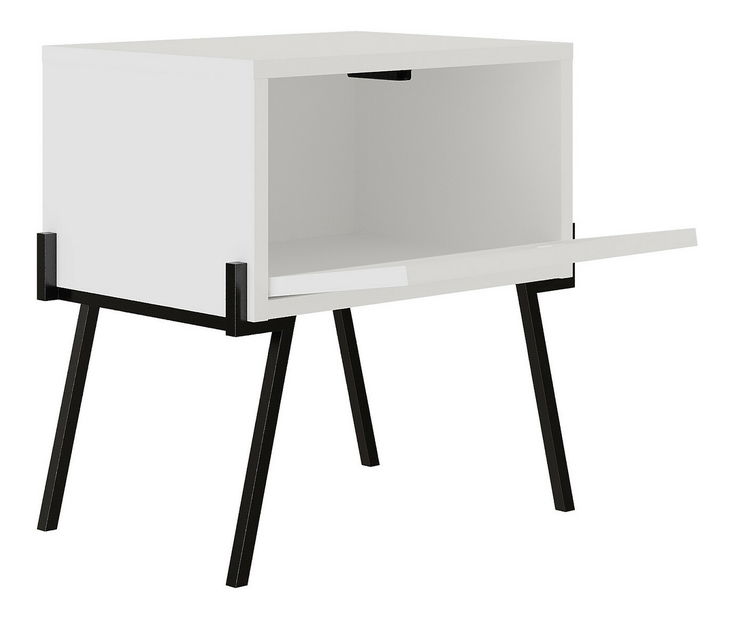 Éjjeliszekrény Naila (fehér)