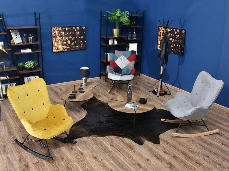 Fotel Sibyla (sárga + fehér bükk)