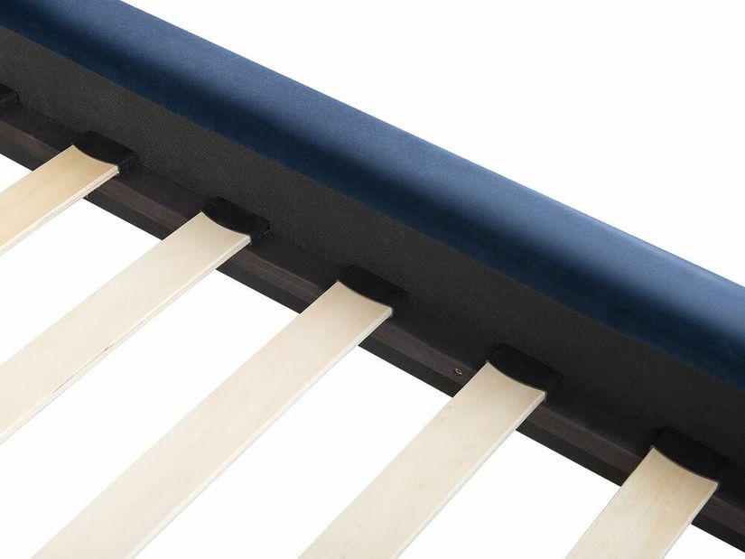 Franciaágy 160 cm MASALA (ágyráccsal) (kék)