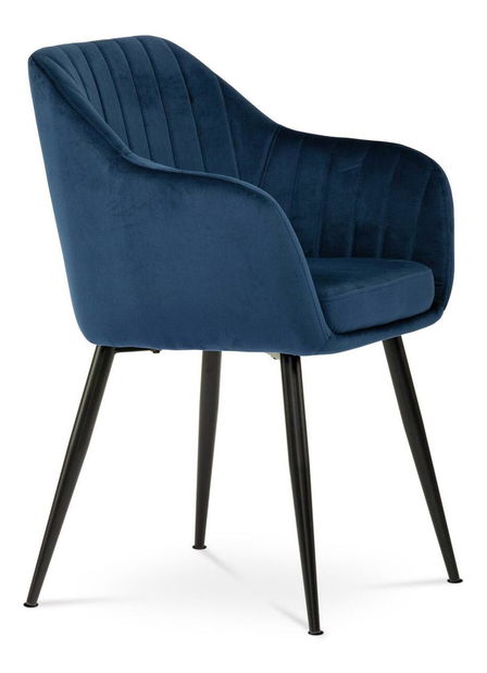 Jedálenská stolička Prevalecio (modrá)