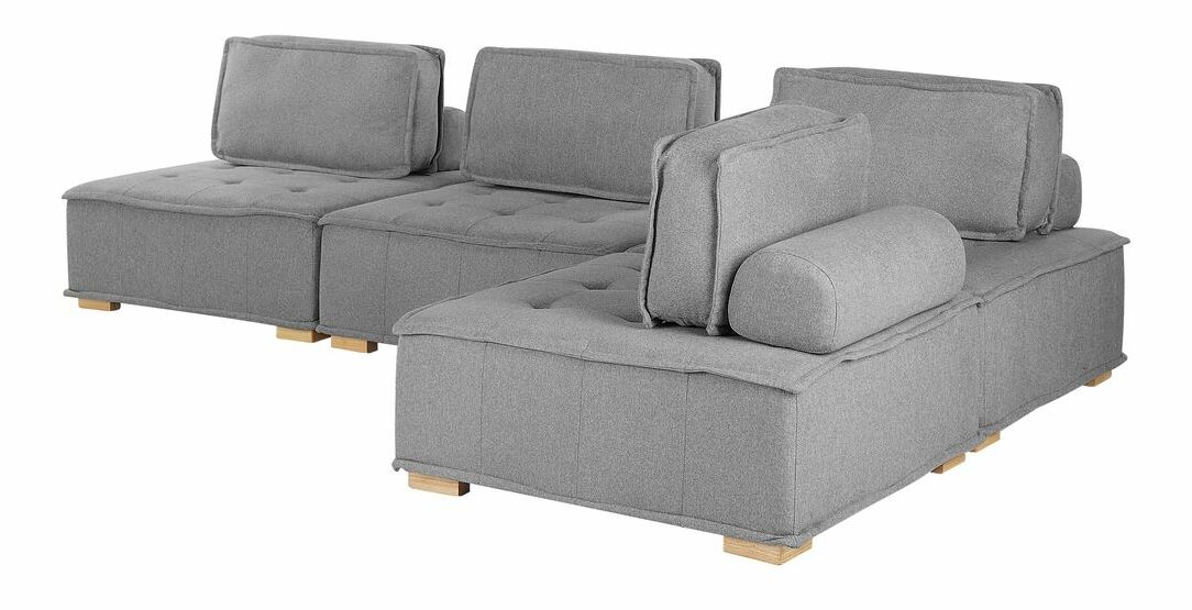 Rohová sedacia súprava Taj (sivá) 