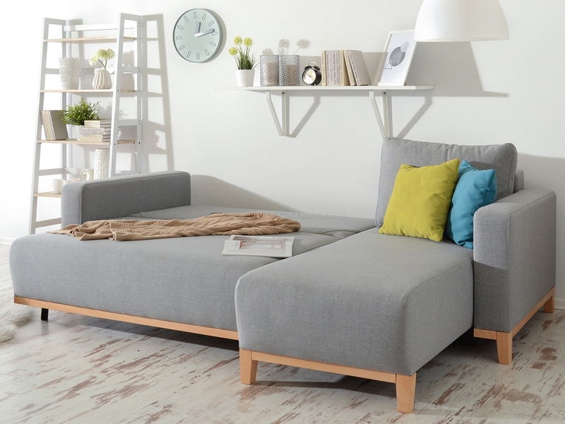 Colțar Salida (gri + stejar)