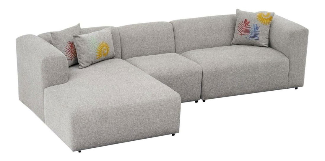 Sarokkanapé Lindasetta (B) (világosszürke)