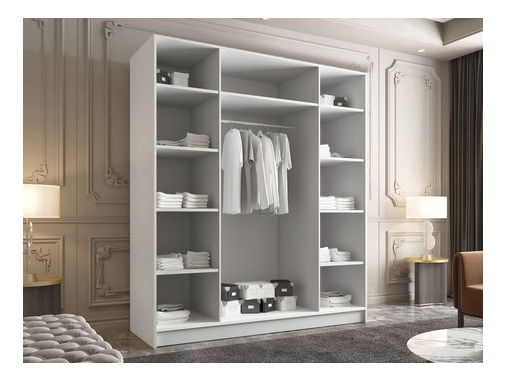 Dulap de haine Sezalos I (Negru) 