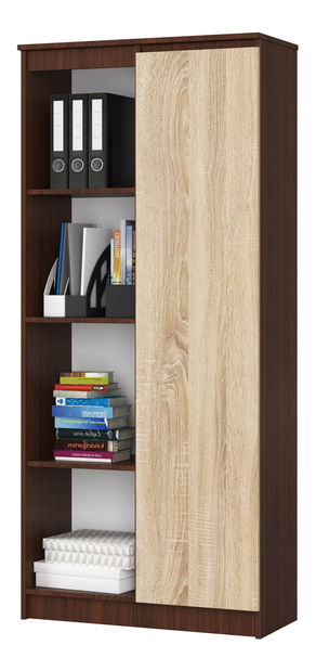 Regál Rehana II (wenge + szonoma tölgy)