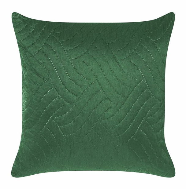 Set cuvertură pat și 2 perne 140 x 210 cm Bent (verde)