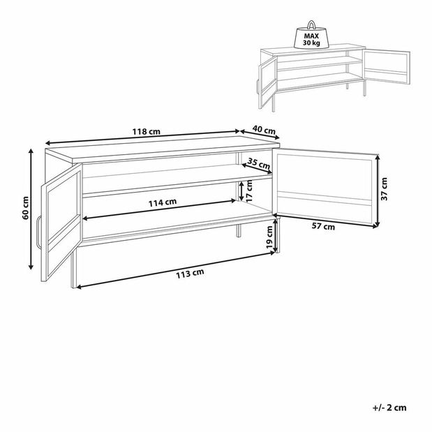 Vitrína Morza (biela)