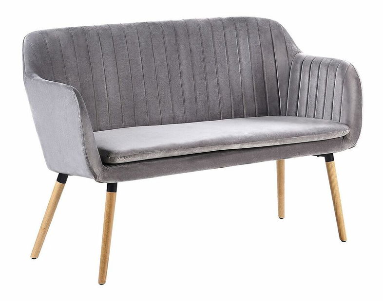 Pohovka dvojsedačka TORBY (sivá)