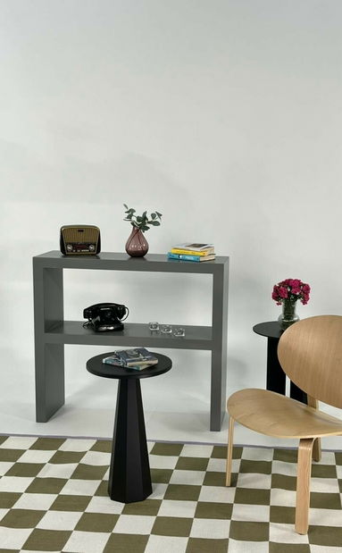 Príručný stolík Lilia L (čierna)