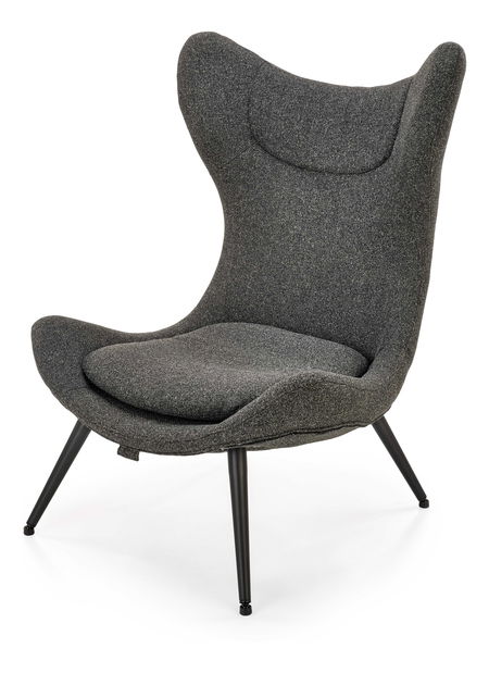 Fotoliu relax Aletha (antracit + negru)