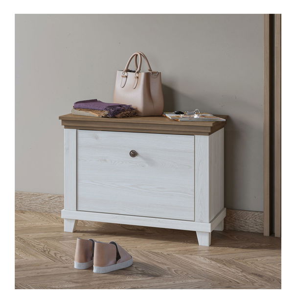 Pantofar Navori (cenușiu + stejar lefkas)