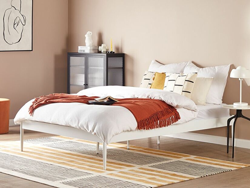 Bračni krevet 160 cm Victoire (bijela) (s podnicom) *rasprodaja