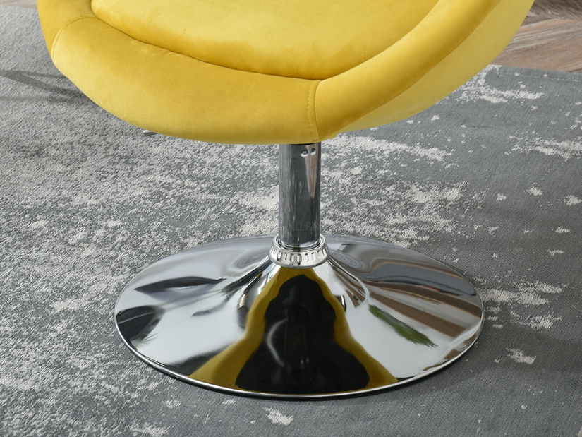 Kreslo Lush 3 (žltá + čierna)