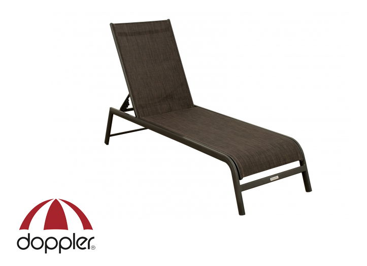 Záhradné lehátko Doppler Venedig (hliník) (hnedá)
