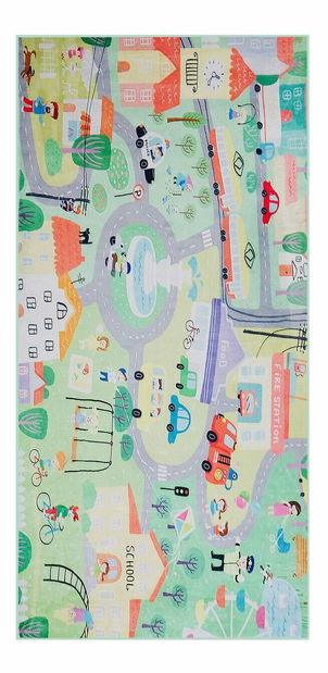 Covor 80x150 cm KAMAR (motiv oraș)