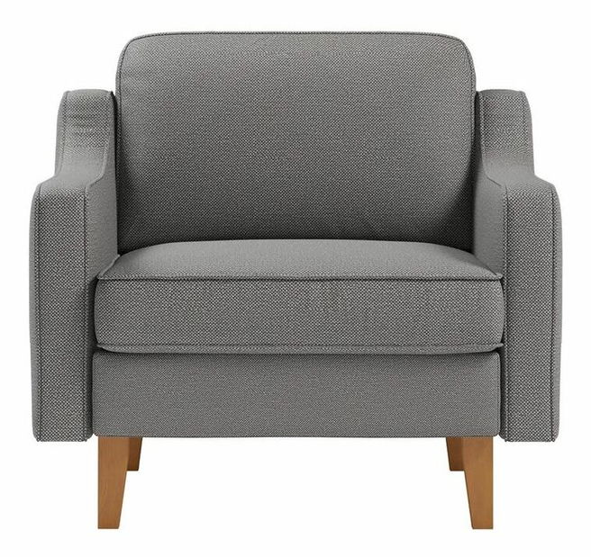 Kreslo Robia 1 (sivá + orech)