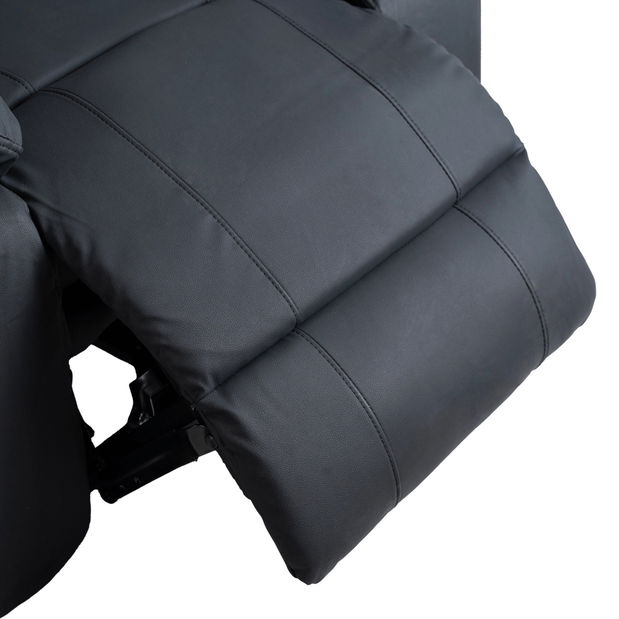 Masažna fotelja Jornaleros (crna ekokoža) 