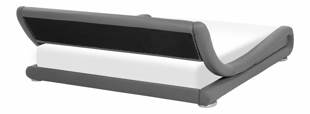 Bračni vodeni krevet 160 cm Anais (siva) (s podnicom i madracem)