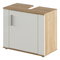 Skrinka pod umývadlo Leah 02 (dub sonoma + biela matná)