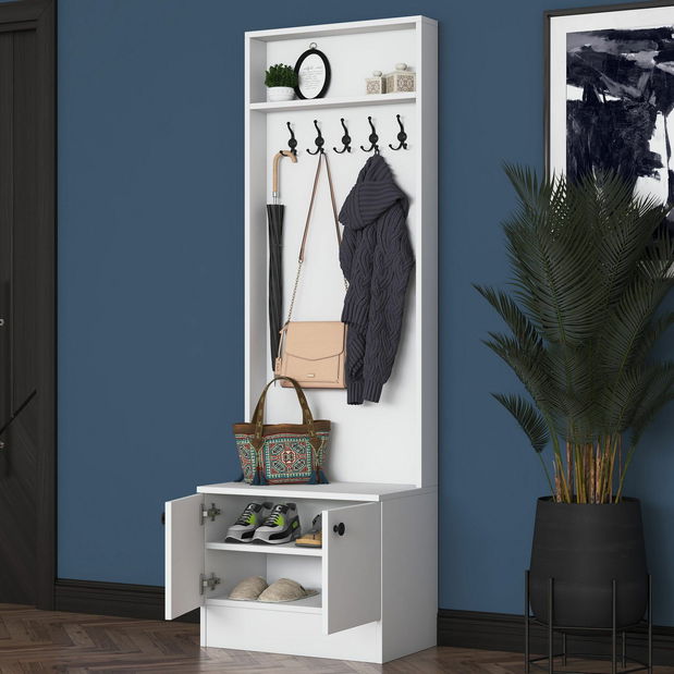 Set mobilier hol Montorio (alb)