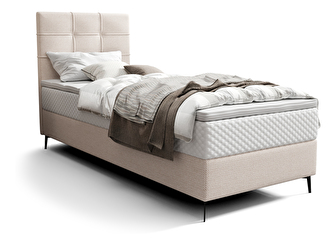 Egyszemélyes ágy 80 cm Infernus Bonell (bézs) (ágyráccsal és tárolóhely nélkül)