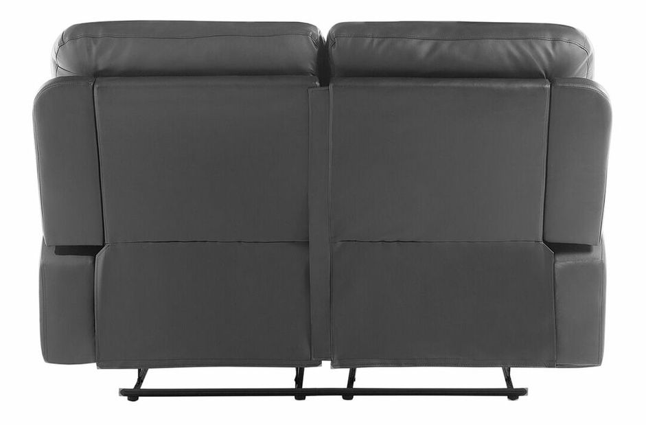 Pohovka dvojsedačka Barnet (syntetická koža) (čierna)