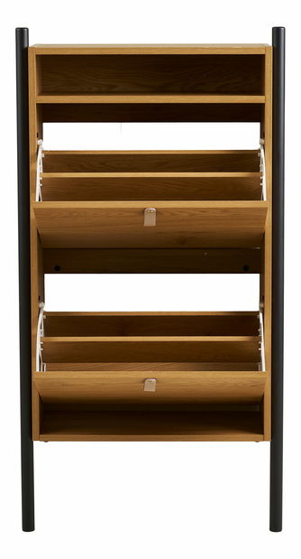 Skrinka na topánky Basilina 3 (prírodná)