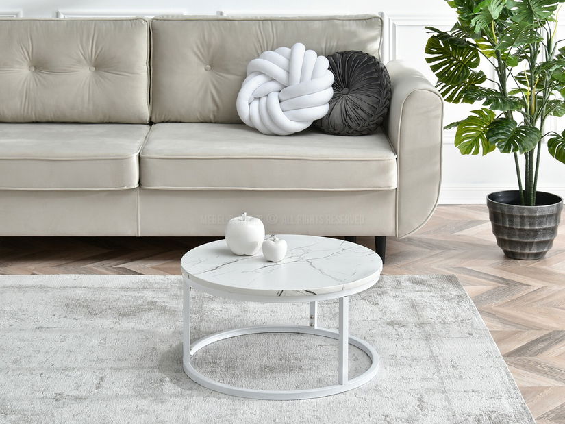 Stolić za kavu Kolja stolić S (bijela)