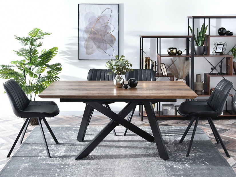 Blagovaonski stol Timmy (orah + crna)