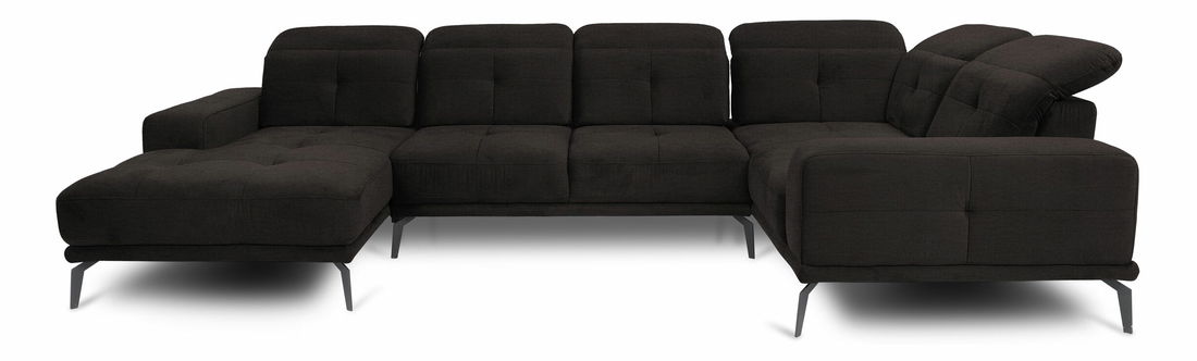 Colțar în formă de U Nicolette (Maro închis) (D)